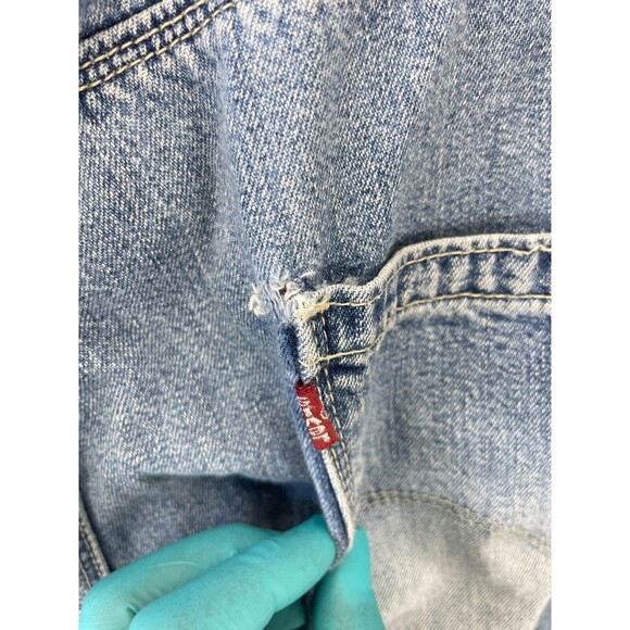 Vintage Levis 557 Jeans Men 34x36 Blue Relaxed Boot Fit Cowboy Y2k - Picture 7 of 15